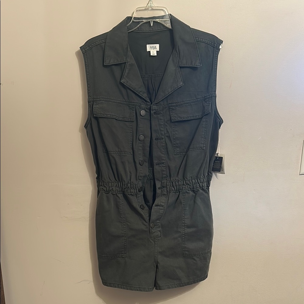 Women's a.n.a. Denim romper